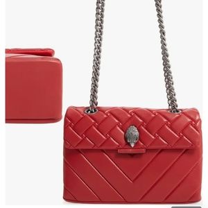 Kensington X Quilted Leather Shoulder Bag Kurt Geiger London